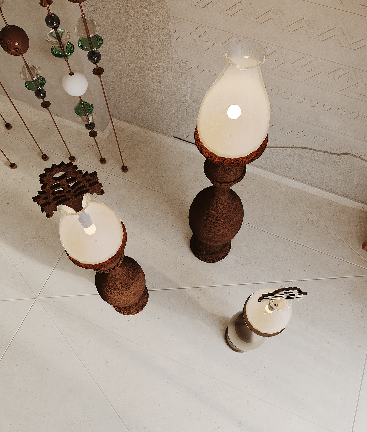 Al-Mukḥal Lighting Sculpture