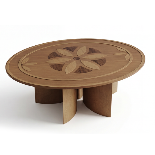 Bithanah oval coffee table