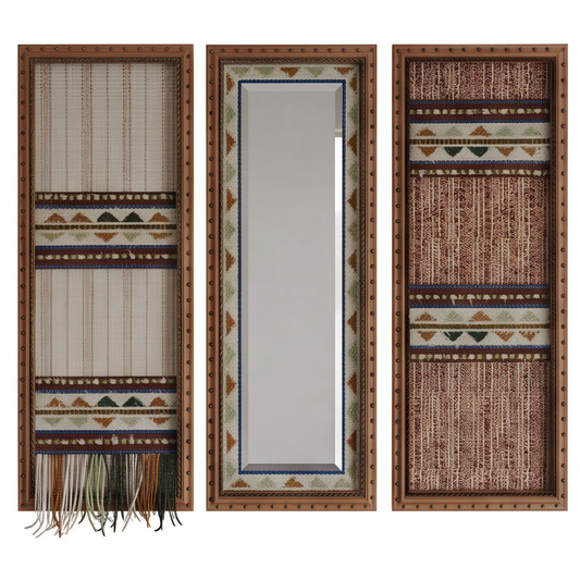 Sadu panels and mirrors