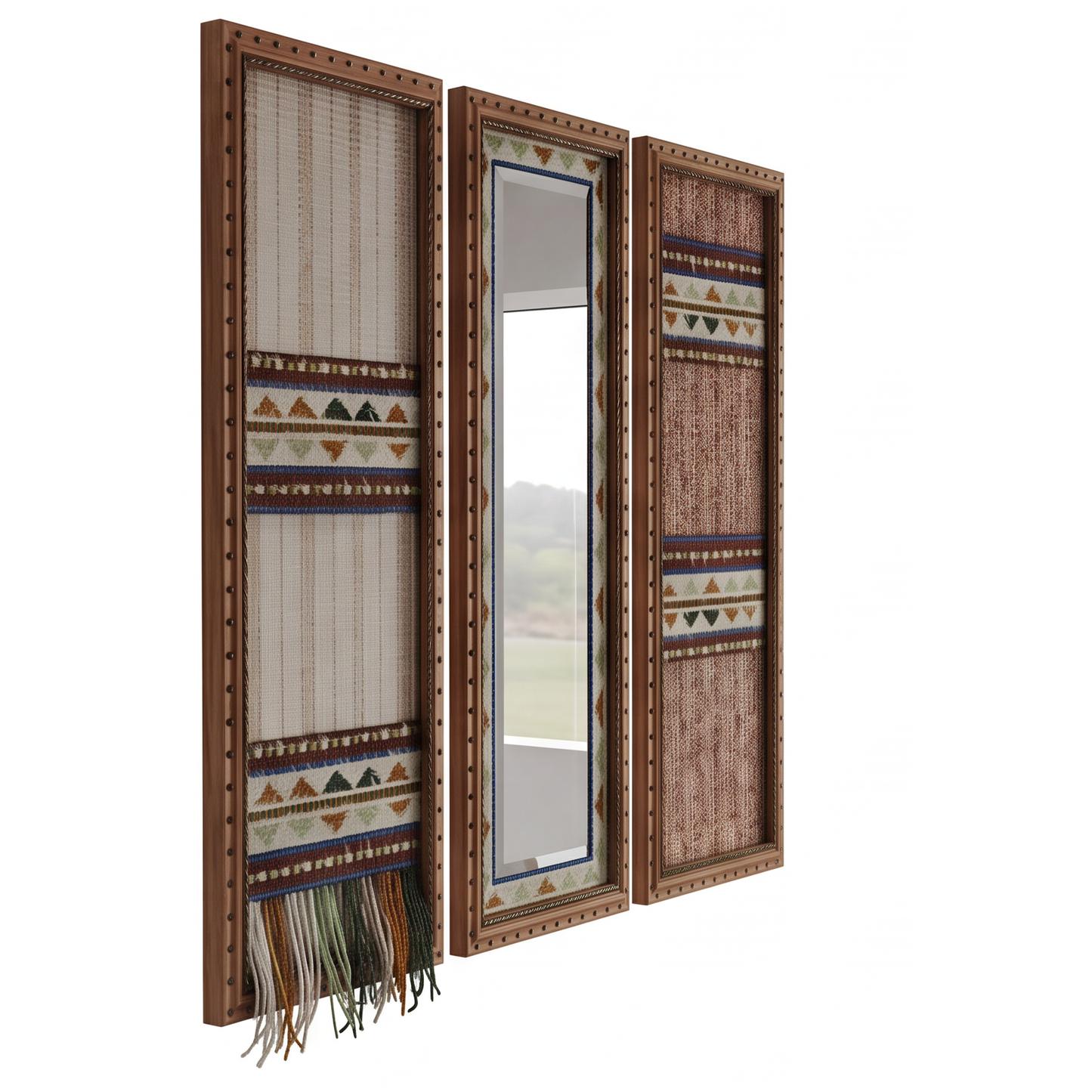 Sadu panels and mirrors