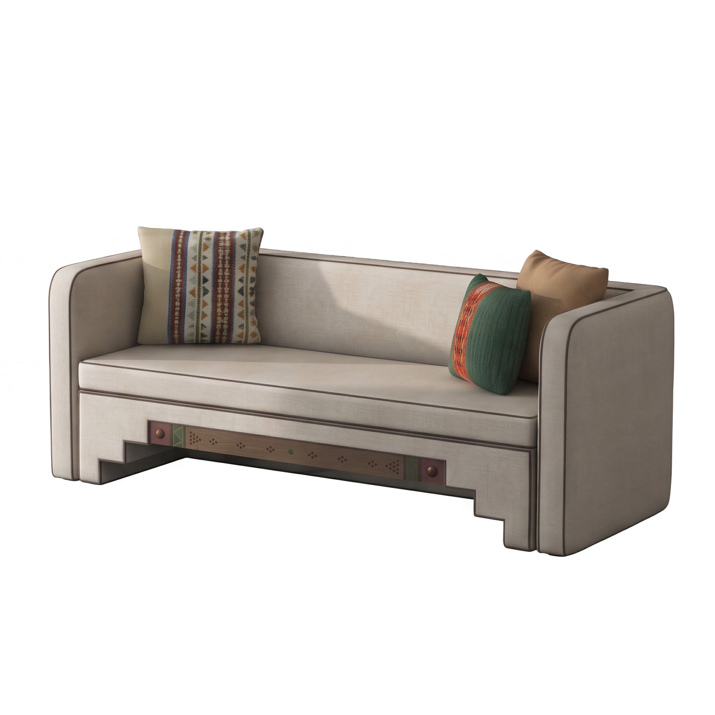 Sara sofa without side wood