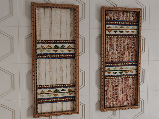Sadu panels and mirrors