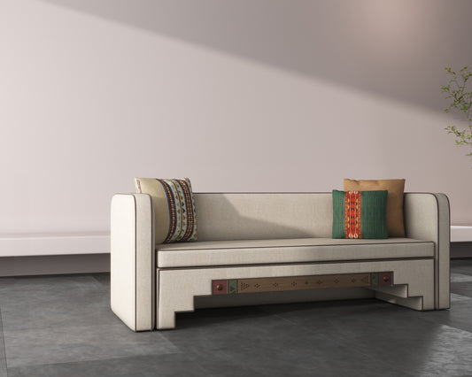 Sara sofa without side wood